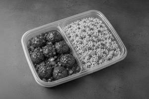 Veg Manchurian with Fried Rice