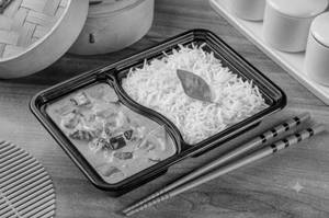 Veg Red Thai Curry Meal Tray
