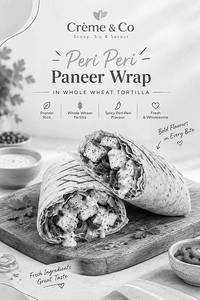 Peri Peri Paneer Wrap