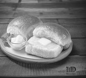 Butter Filled Pav 2 Pieces With Tea 125 Ml