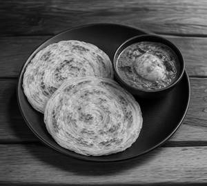 Parotta With Egg Curry