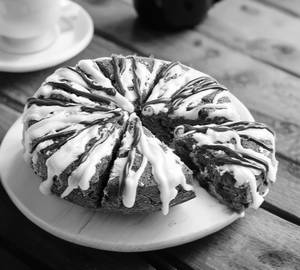 White chocolate brownie