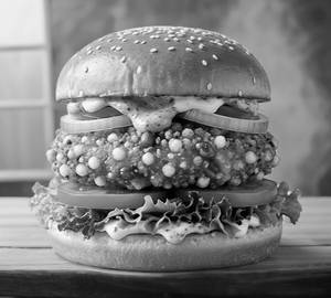 Sabudana Tikki Burger