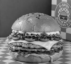 Double Chicken Smash Burger
