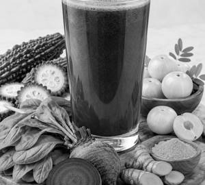 Fresh Beetroot, Amla & Green Vegetable Juice