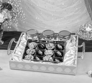 Mini Pink Ornate Tray Hamper