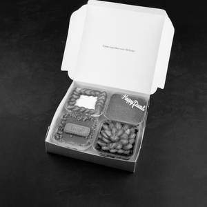 Diwali Gift Box Of 4 Desserts With Strawberries