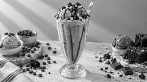 Mocha Brownie Ice Cream Shake