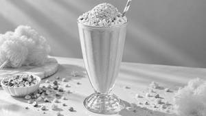 Cotton Candy Ice Cream Shake