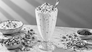 Kesar Pista Ice Cream Shake