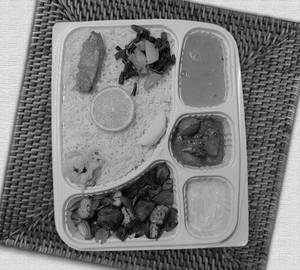 Chicken Dry Fry Thali