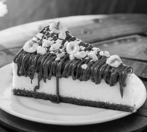 Nutella New York Cheesecake Slice