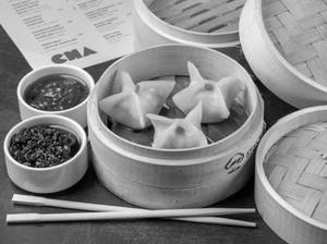 Asparagus And Water Chestnut Dim Sum (4 Pcs)