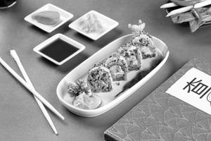 Tempura Asparagus Sushi Roll