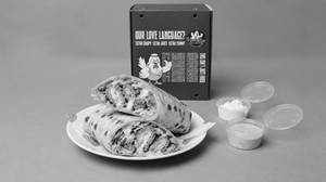 Garlic crispy chicken wrap