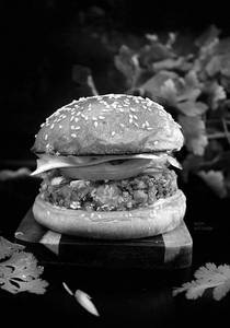 Aloo Tikki Cheese Burger
