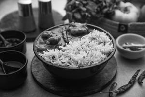Schezwan Mushroom Bowl