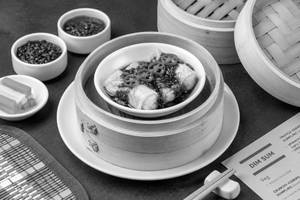 Chicken Roll With Black Pepper Sauce Dim Sum