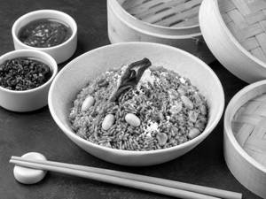 Truffle Blue Pea Rice With Organic Edamame Bean