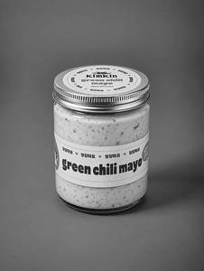 Kimkin Green Chilli Mayo Sauce | Large