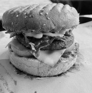 OB Spicy Paneer Burger