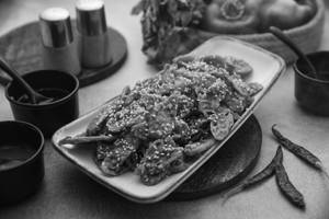 Crispy Fried Lotus Stem