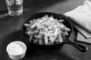 Spicy Schezwan Cheesy Fries