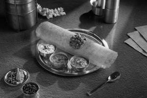 Peas Masala Dosa