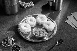 Idiyappam With Veg Kurma