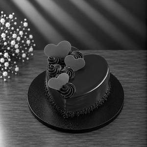 Chocolate Truffle Heart Bento Cake