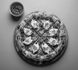 Naples Sourdough Truffle Mushroom And Creamy Burrata Pizza