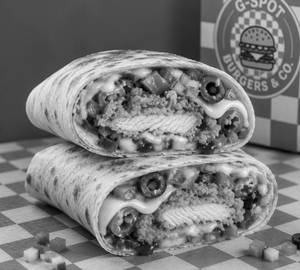 Crispy chicken zinger wrap