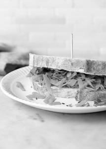 Spicy carrot masala sandwich