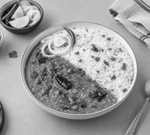 Dal Tadka With Yellow Rice Bowl