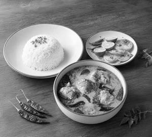 Kadhi Pakoda With Chawal
