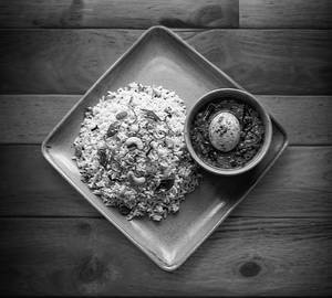 Ghee Rice With Egg Curry