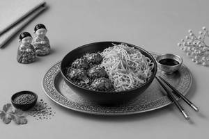 Veg Manchurian with Noodles
