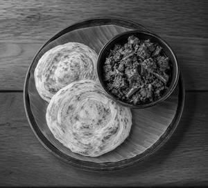 Parotta With Beef Roast