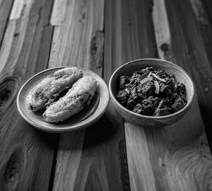Pazhampori With Beef Roast
