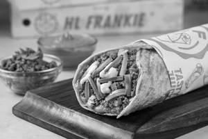 Amritsari Soya Keema Frankie In Whole Wheat Lachha Paratha (protein Rich)