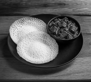 Appam With Beef Roast