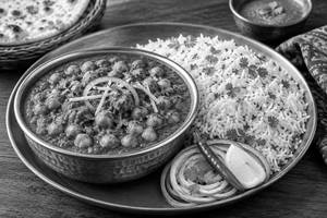Choley With Rice