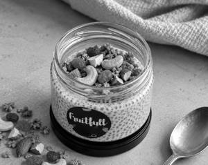 Roasted Dry Fruit Chia Pudding (High Protein )