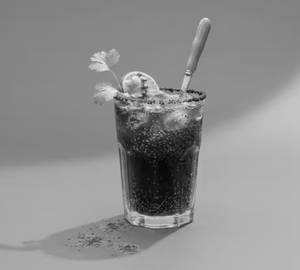Kala Khatta Lime Soda With Chia Seeds