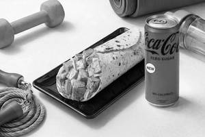 High Protein Paneer Tikka Wrap (Protein 20g) + Coke Zero