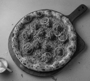 Naples Sourdough Chicken Keema & Green Chili Pizza