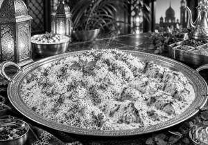 Cheesy Malai Tikka Biryani Platter