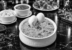 Egg Kuska Biryani Chennai Style