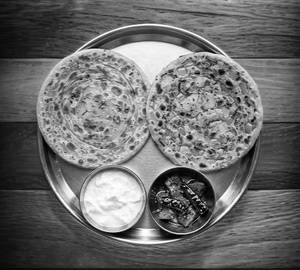 Special 2 Paratha Combo - Aloo, Paneer with Butter, Pickle & Boondi Raita