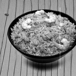 Prawns Triple Schezwan Fried Rice